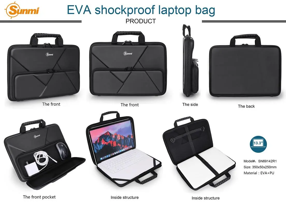 SN69142R1 EVA shockproof laptop bag