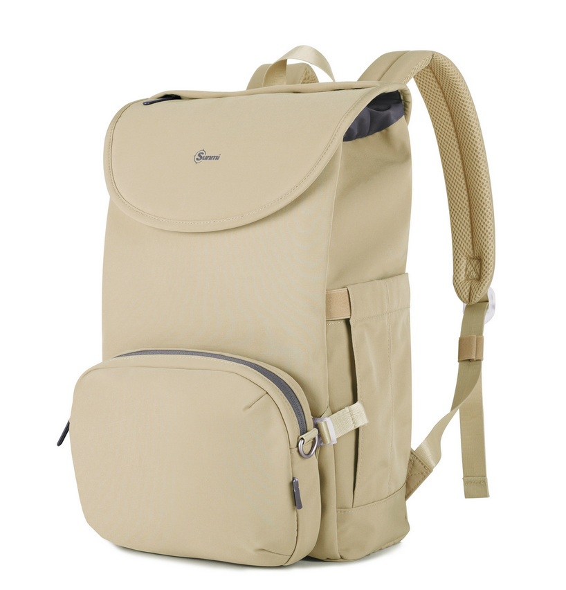 SH69665 Simple Backpack with Removable Pouch - Image 3