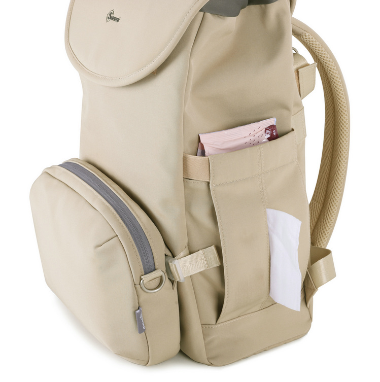 SH69665 Simple Backpack with Removable Pouch - Image 4